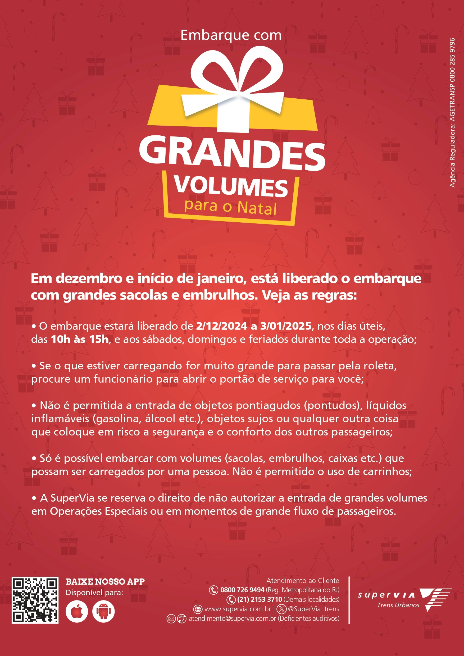 Embarque grandes volumes