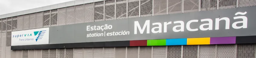 Imagem letreiro estação maracanã